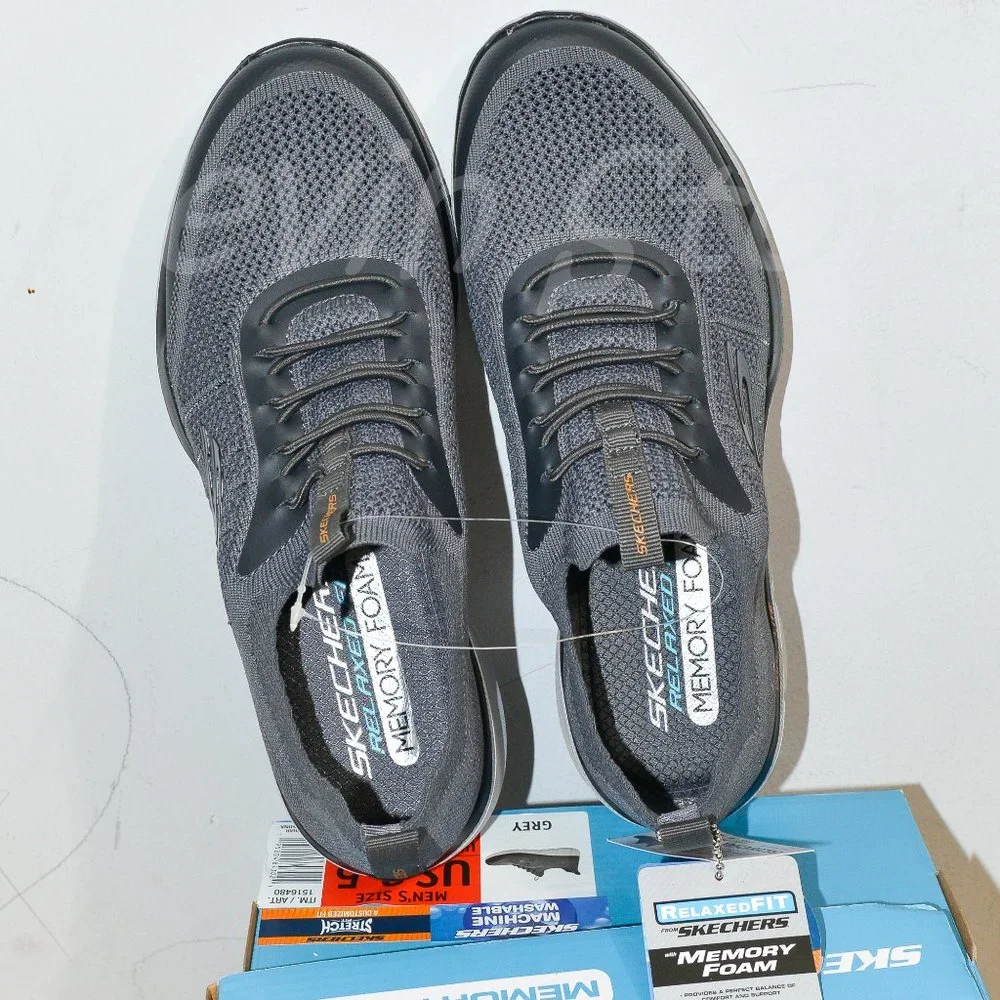 Grey Skechers men‎ Athletic shoes